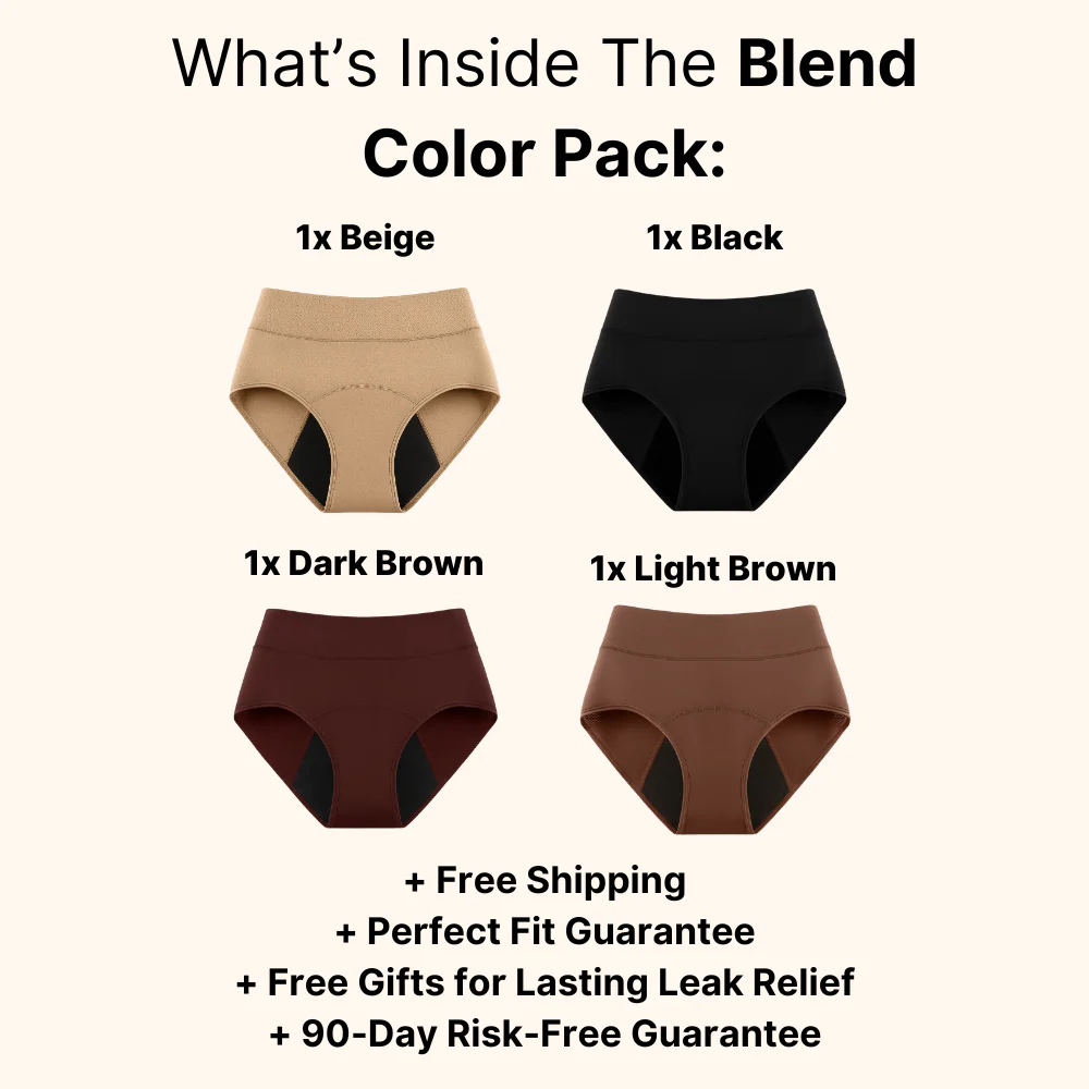 💖Last Day 50% OFF|Sugoola® 100% Leak-Proof Underwear 4-pack🌸