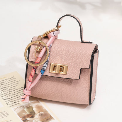 💥 Almost Gone! Cute Mini Bag Pendant for Car Keys & Purses 🌈 Top-Tier Leather. Don't Miss the Season’s Best Seller! 🏆