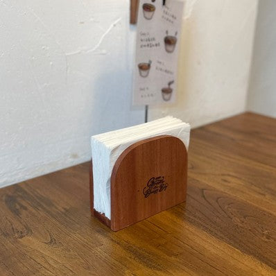 Pinklizecosh Premium Ebony Wood Napkin Holder - Vertical Tabletop Tissue Stand for Restaurants, Dining Rooms & Kitchens - Luxurious Solid Wood Paper Dispenser