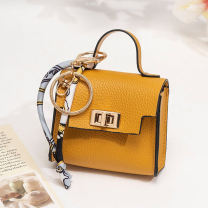 💥 Almost Gone! Cute Mini Bag Pendant for Car Keys & Purses 🌈 Top-Tier Leather. Don't Miss the Season’s Best Seller! 🏆