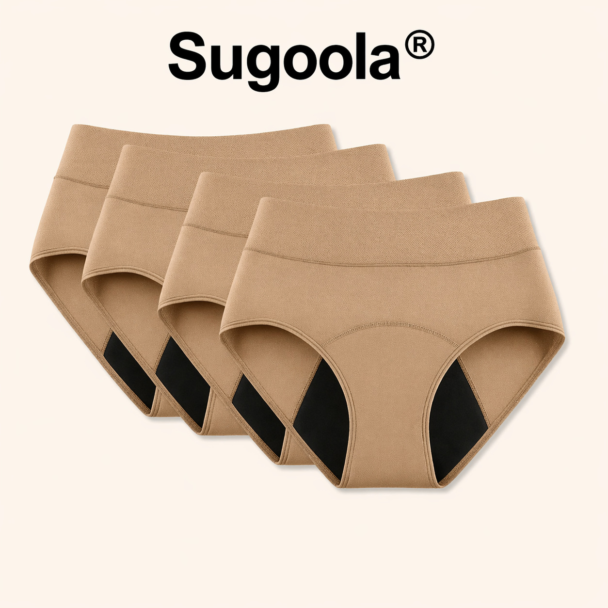 💖Last Day 50% OFF|Sugoola® 100% Leak-Proof Underwear 4-pack🌸