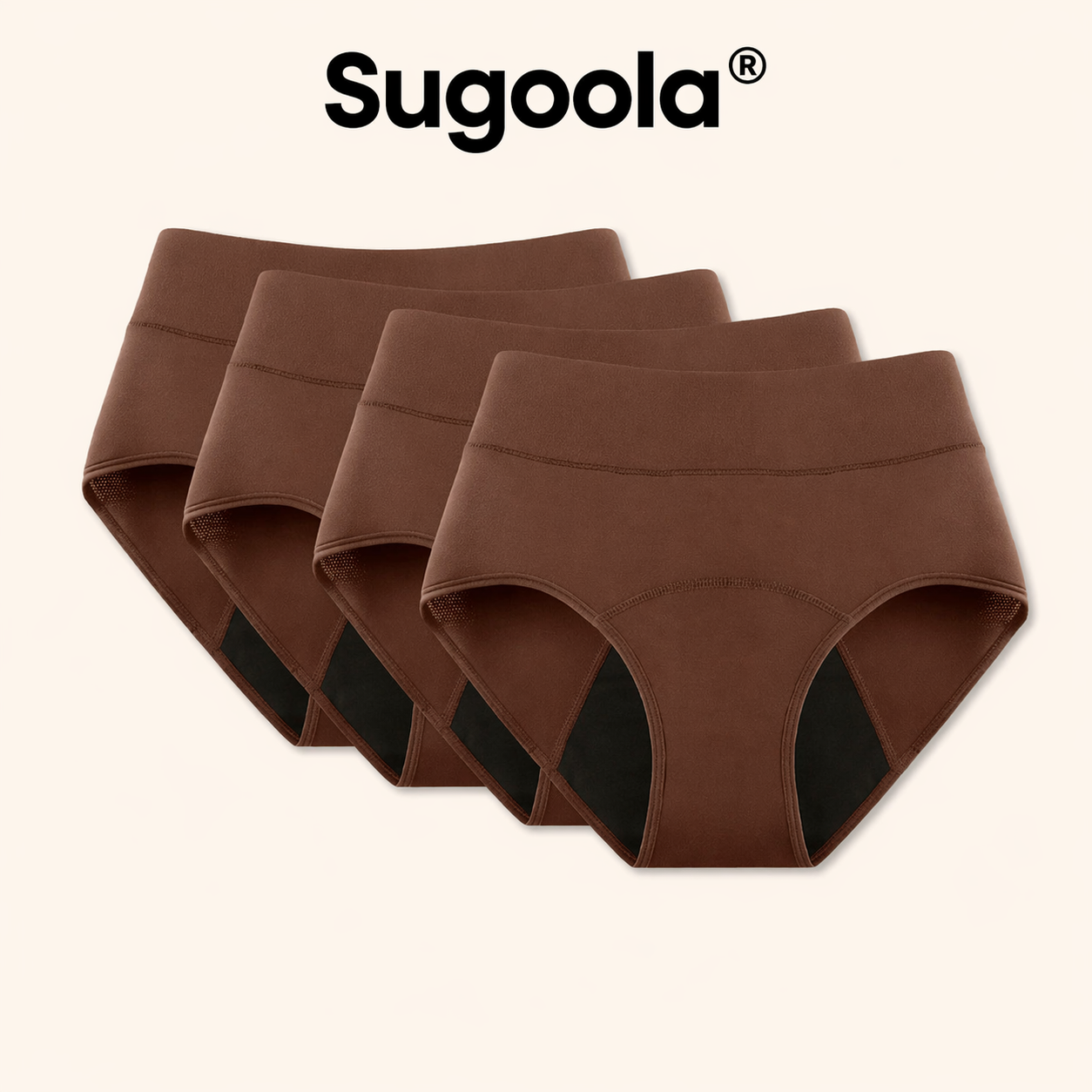 💖Last Day 50% OFF|Sugoola® 100% Leak-Proof Underwear 4-pack🌸