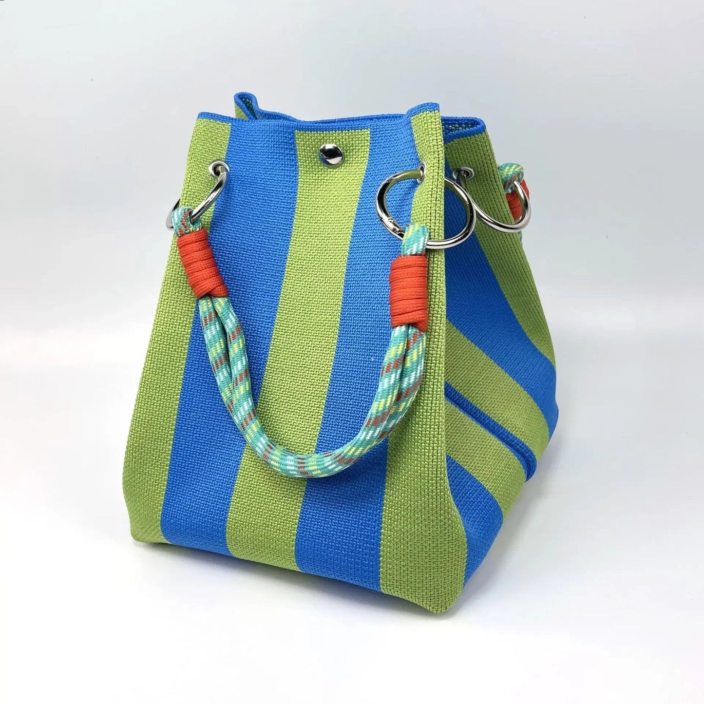 🌴 Boho Woven Bucket Bag for Women- Handmade Woven Summer Beach Shoulder Bag