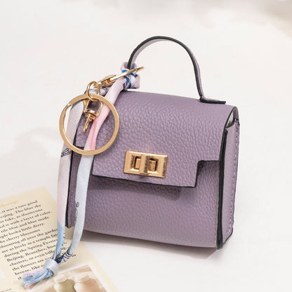 💥 Almost Gone! Cute Mini Bag Pendant for Car Keys & Purses 🌈 Top-Tier Leather. Don't Miss the Season’s Best Seller! 🏆