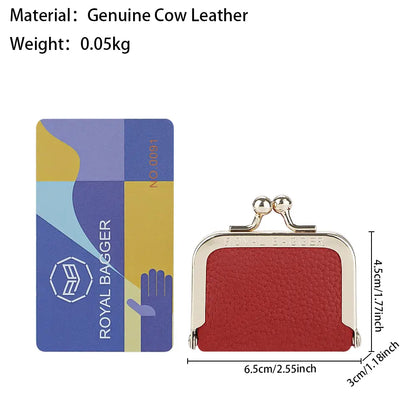 Classic Luxury ✨ Genuine Leather Mini Pouch - Stay Organized in Style! 👜 40K+ Happy Customers - Limited Stock!