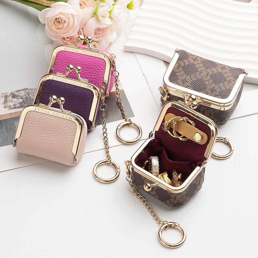 Classic Luxury ✨ Genuine Leather Mini Pouch - Stay Organized in Style! 👜 40K+ Happy Customers - Limited Stock!