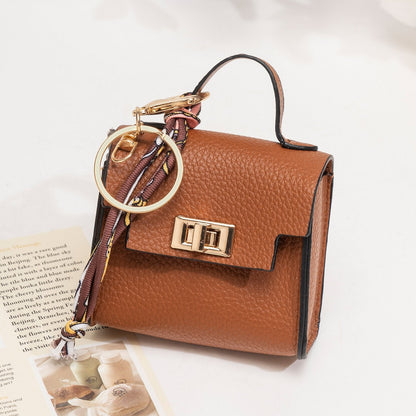 💥 Almost Gone! Cute Mini Bag Pendant for Car Keys & Purses 🌈 Top-Tier Leather. Don't Miss the Season’s Best Seller! 🏆