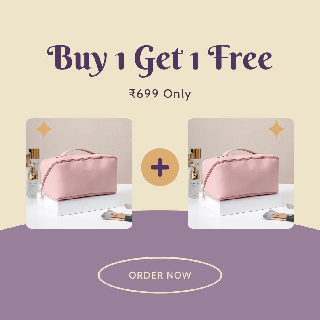 MAKEUP TRAVEL BAG - (Buy 1 Get 1 Free) 😍