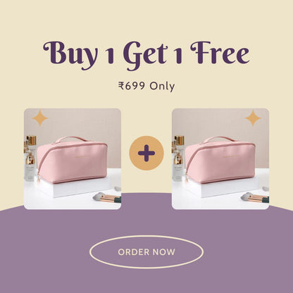 MAKEUP TRAVEL BAG - (Buy 1 Get 1 Free) 😍